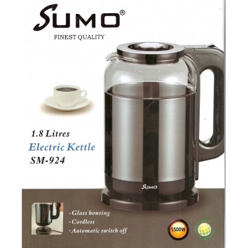 SUMO ELECTRIC GLASS KETTLE SM-924 SUMO ELECTRIC GLASS KETTLE SM-924